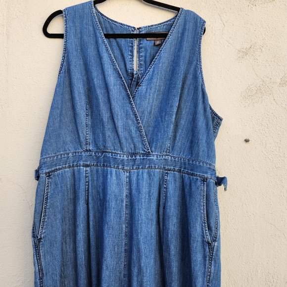 J. Crew Point Sur Wide-Leg Tailored Indigo Jumpsuit - Picture 6 of 9